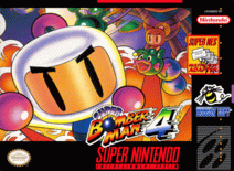 Super Bomberman 4 - box cover