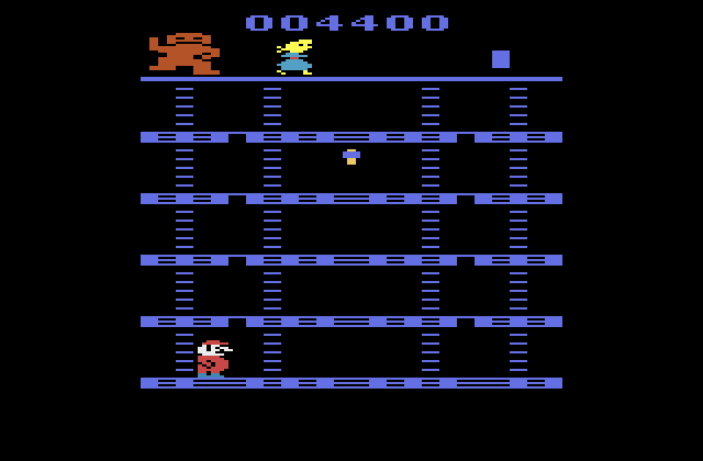 Donkey Kong (Atari 2600) - online game 