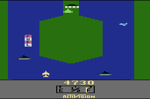 River Raid (Atari 2600) - online game 