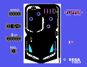  Sega Flipper SG 1000 online game RetroGames cz