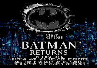 Batman Returns (Sega Genesis) - online game 