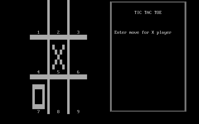 Simulation of Tic-Tac-Toe games.