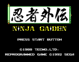 Ninja Gaiden (SMS) - online game | RetroGames.cz