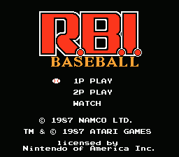 rbi baseball nes online